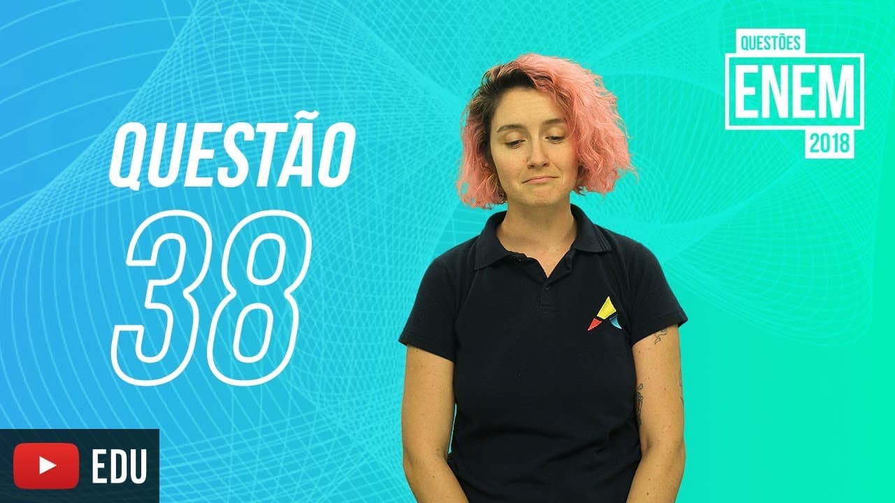 Thumbnail: ENEM 2018 | Vó, a senhora é lésbica? | questão 38 (caderno amarelo)