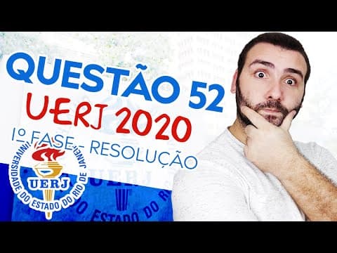 Thumbnail da aula: UERJ 2020 - QUESTÃO 52 DE GEOGRAFIA - RESOLUÇÃO 1° EXAME DE QUALIFICAÇÃO