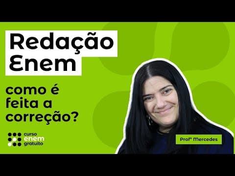 Thumbnail da aula: COMO É FEITA A CORREÇÃO DA REDAÇÃO DO ENEM? | Intensivo de Redação