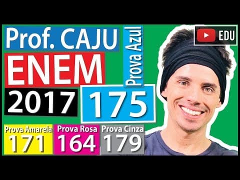 Thumbnail da aula: [ENEM 2017] 175 📘 PROBABILIDADE Numa avenida existem 10 semáforos. Por causa de uma pane no sistema