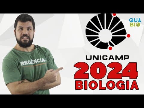 Thumbnail da aula: UNICAMP 2024 - Questão 44 - Os lisossomos são organelas centrais que desempenham funções importantes