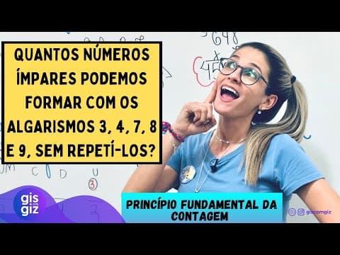 Thumbnail da aula: PRINCÍPIO FUNDAMENTAL DA CONTAGEM PFC | ANÁLISE COMBINATÓRIA |