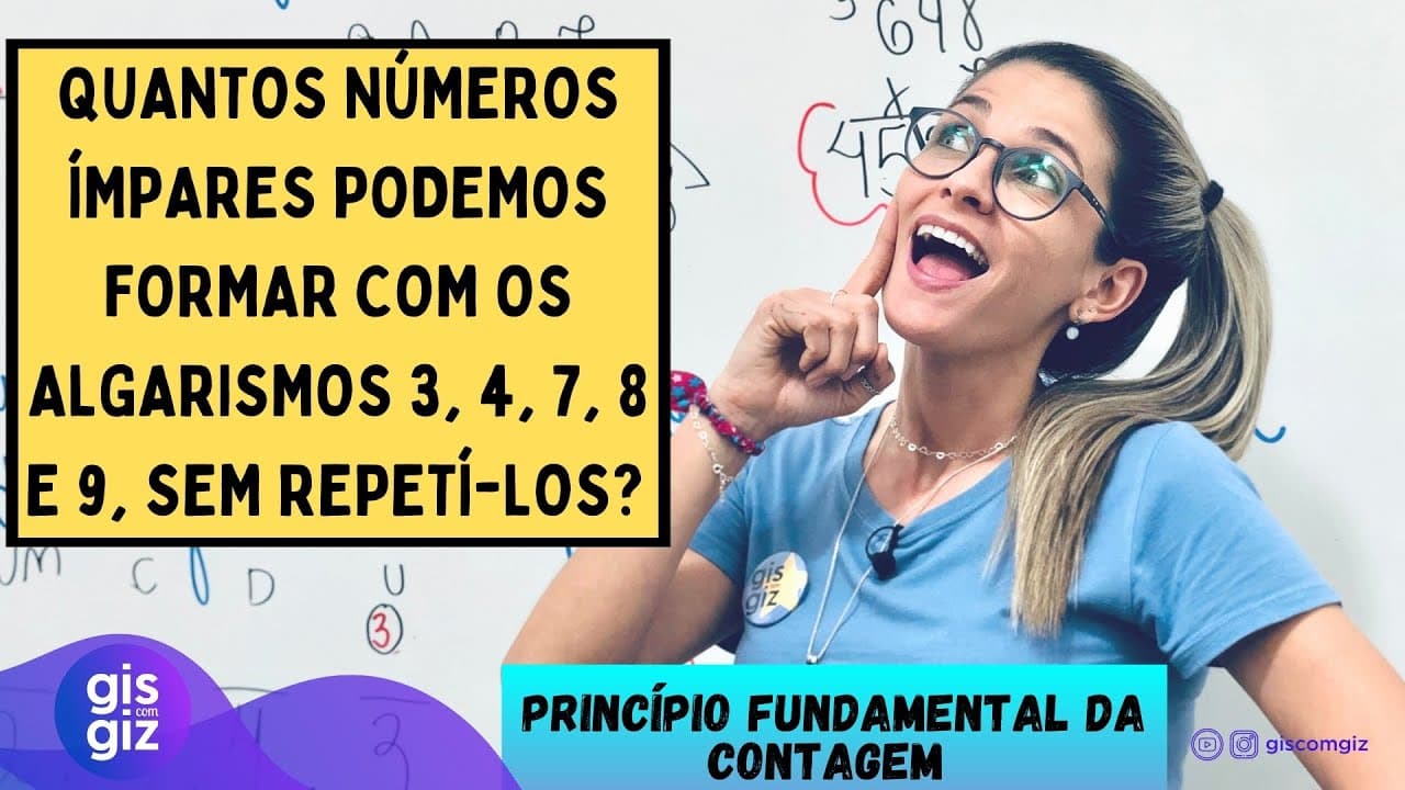 Thumbnail: PRINCÍPIO FUNDAMENTAL DA CONTAGEM PFC | ANÁLISE COMBINATÓRIA |