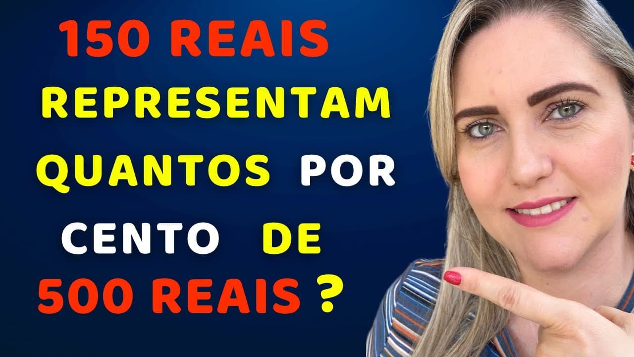 Thumbnail: QUAL A PORCENTAGEM ?? CONSEGUE RESOLVER ?? Matemática básica todo dia.📚🚀