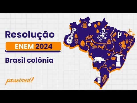 Thumbnail da aula: ENEM 2024 - BRASIL COLÔNIA | O bispo Bartolomeu de Las Casas é o homem mais odiado da América...
