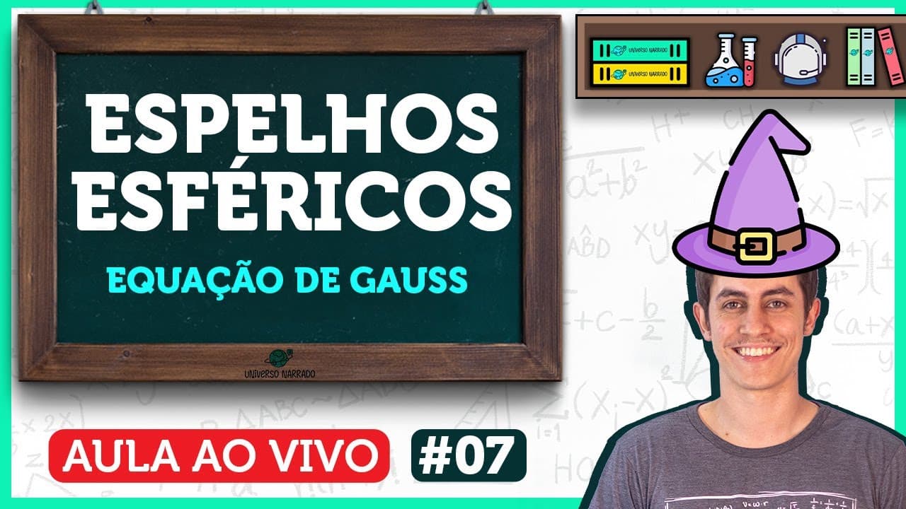 Thumbnail: Espelhos Esféricos: Equação dos Pontos Conjugados | Aula de Física | LIVE007