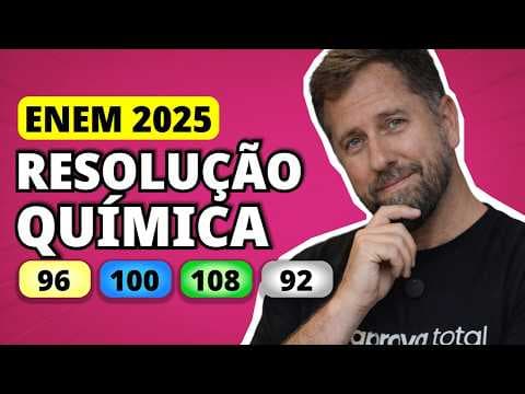 Thumbnail da aula: ENEM 2025 QUÍMICA – Questão 96 | Existe um processo de purificação de água em que são removidos os