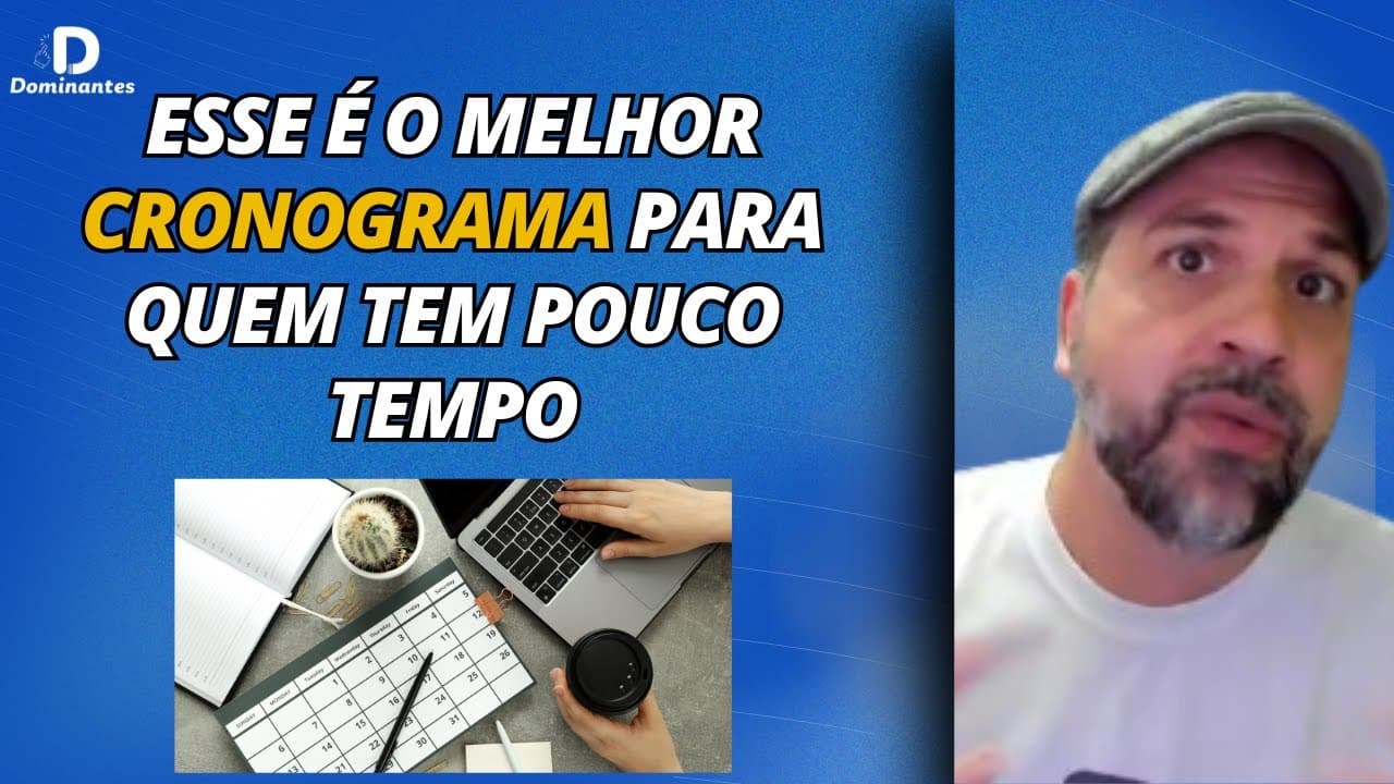 Thumbnail: Se você tem pouco tempo para estudar para o Enem assista esse vídeo