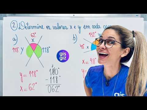 Thumbnail da aula: ÂNGULOS OPOSTOS PELO VÉRTICE - EXERCÍCIOS