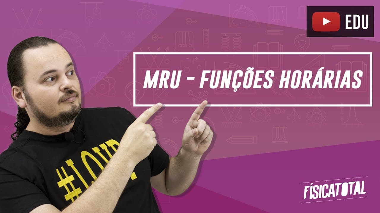 Thumbnail: Função Horária | Movimento Uniforme | MRU | Física em Questões 003