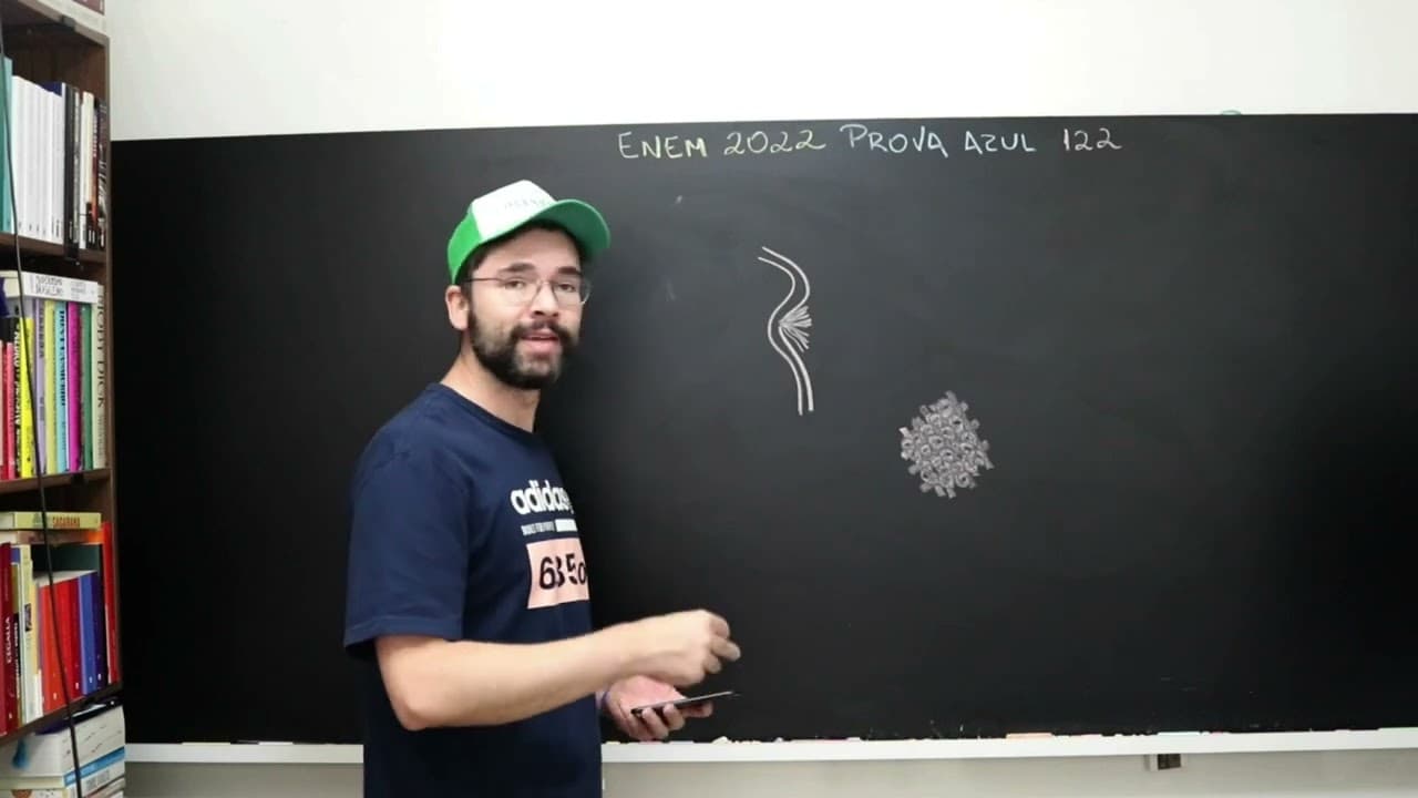 Thumbnail: ENEM 2022 questão 122 prova azul Biologia
