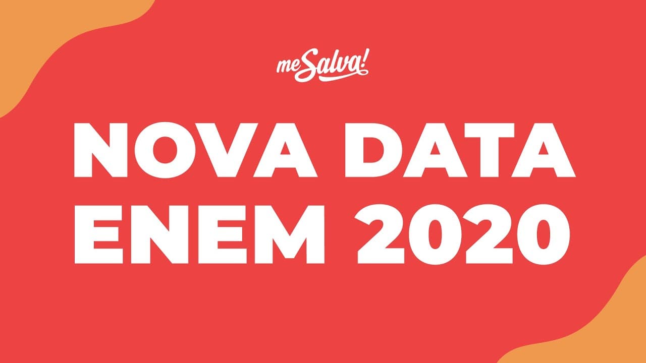 Thumbnail: ENEM 2020 EM JANEIRO | Saiba como estudar com a nova data! | Me Salva!