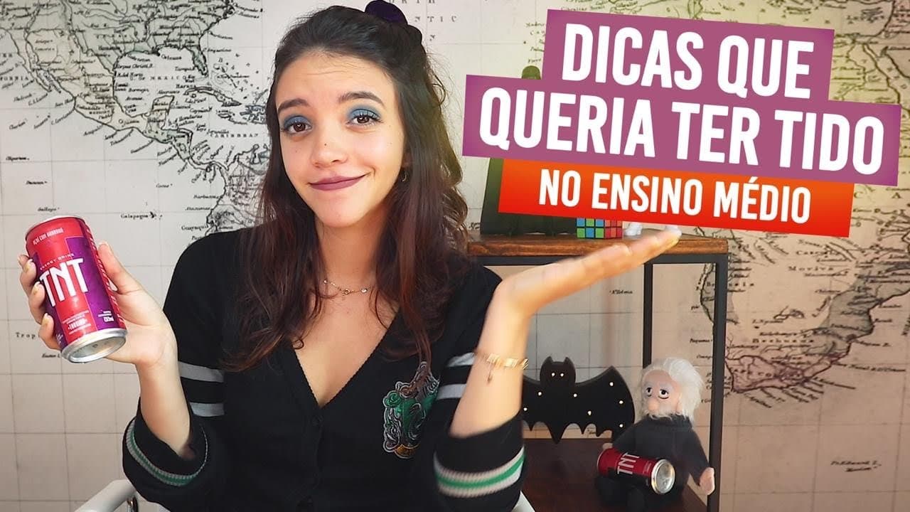 Thumbnail: 10 CONSELHOS QUE EU QUERIA TER TIDO NO ENSINO MÉDIO - Débora Aladim
