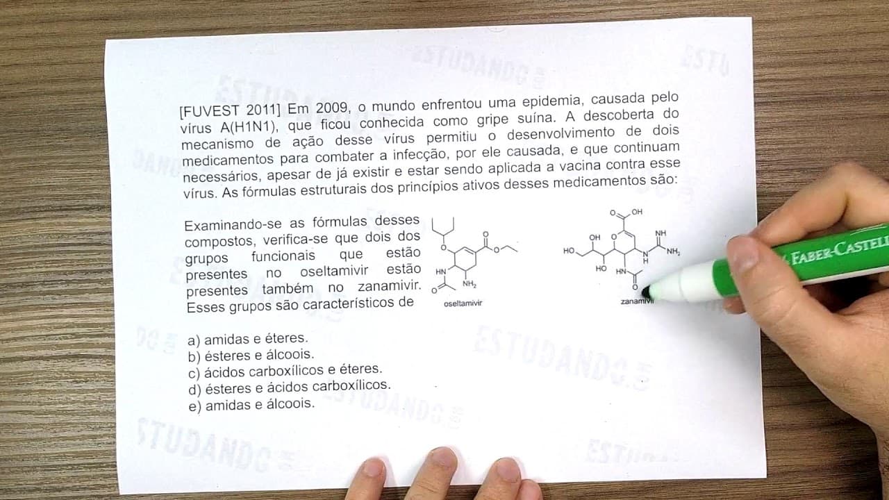 Thumbnail: RESOLVENDO QUESTÕES DE QUÍMICA | FUVEST 2011 |  AO VIVO  |
