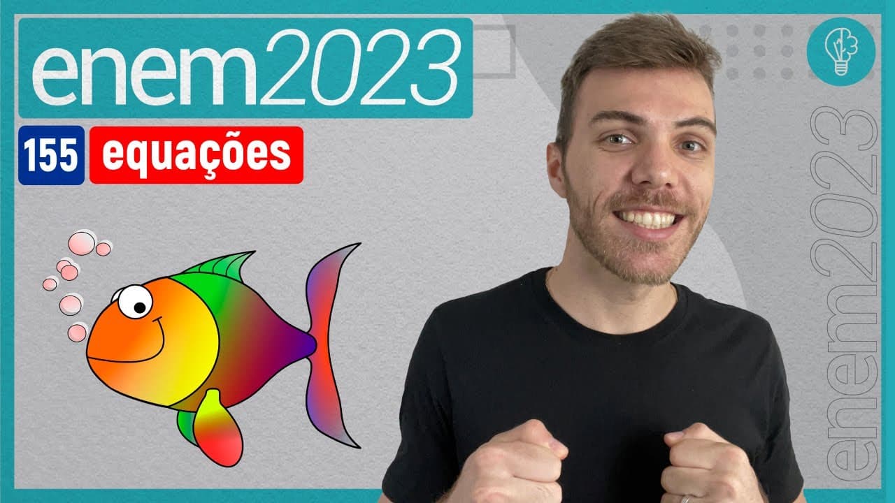 Thumbnail: ENEM 2023 - Um pescador tem um custo fixo diário de R$ 900,00 com combustível, iscas... - EQUAÇÕES