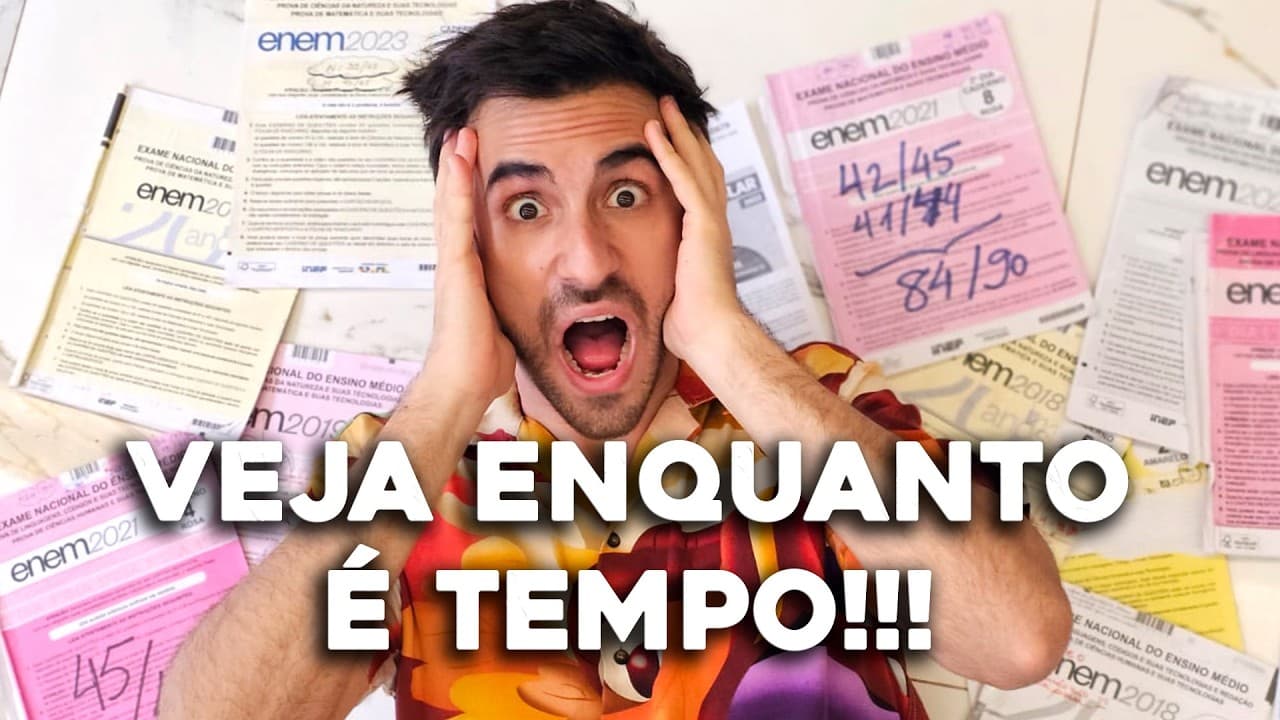 Thumbnail: ⏰ VEJA ANTES DO ENEM!! Estratégias e MACETE INÉDITO de ÚLTIMA HORA