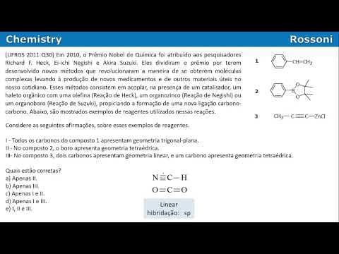 Thumbnail da aula: UFRGS 2011 Q30 - Geometria dos carbonos