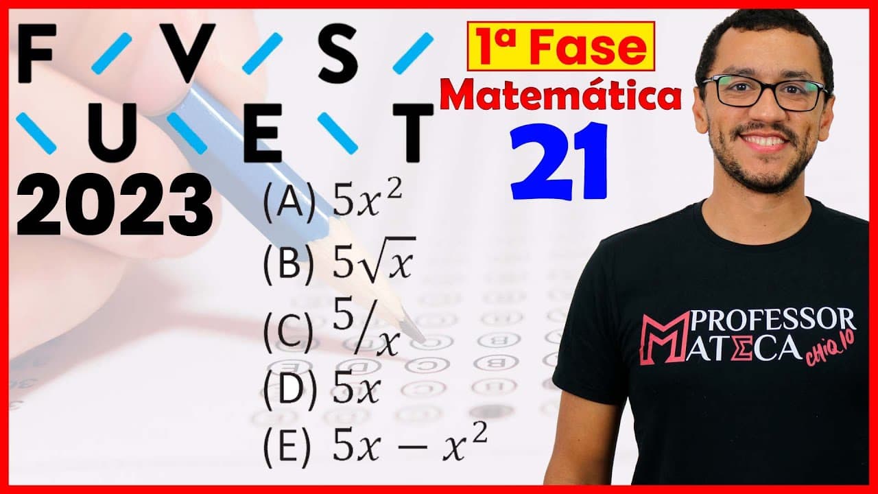 Thumbnail: FUVEST 2023 | Primeira Fase | Resolução Matemática | Questão 21 Preço do Arroz