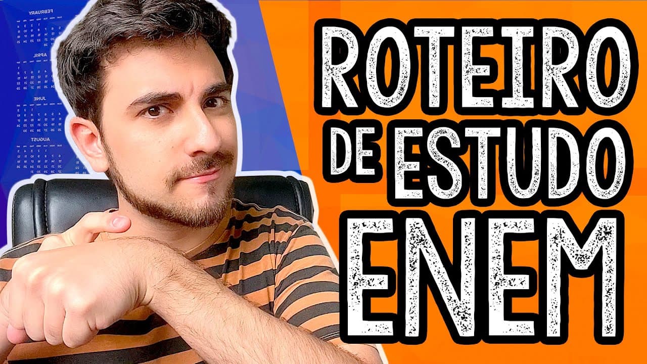 Thumbnail: 6 MESES PARA O ENEM 2020: Cronograma de MATEMÁTICA