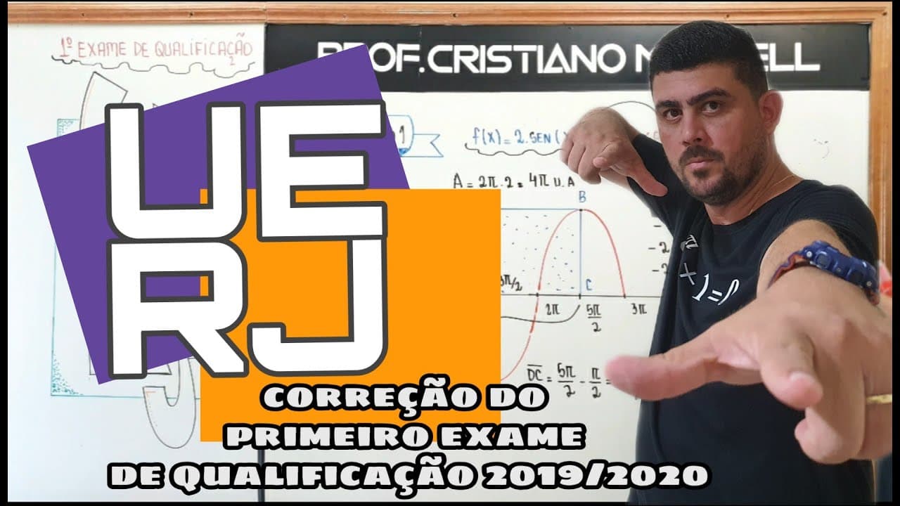 Thumbnail: CORREÇÃO DO 1 EXAME DE QUALIFICAÇÃO UERJ 2019/2020