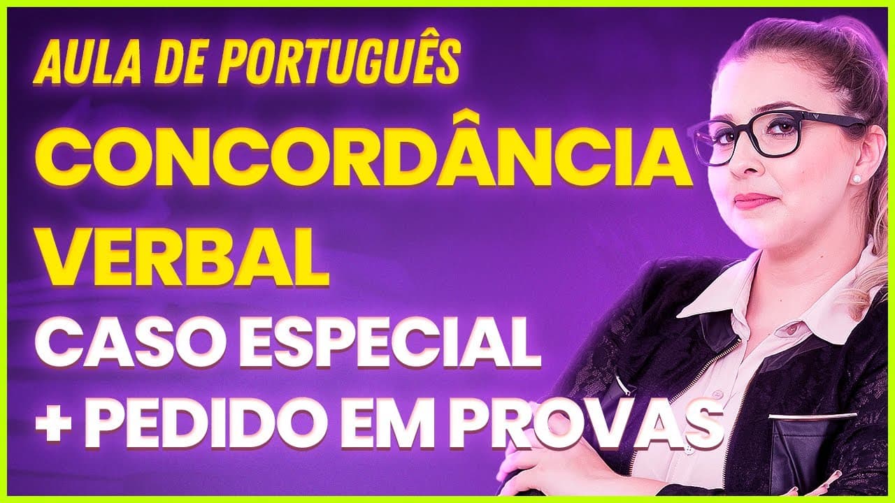 Thumbnail: CONCORDÂNCIA VERBAL: FAZ ANOS OU FAZEM ANOS? (VERBOS IMPESSOAIS) - Professora Pamba