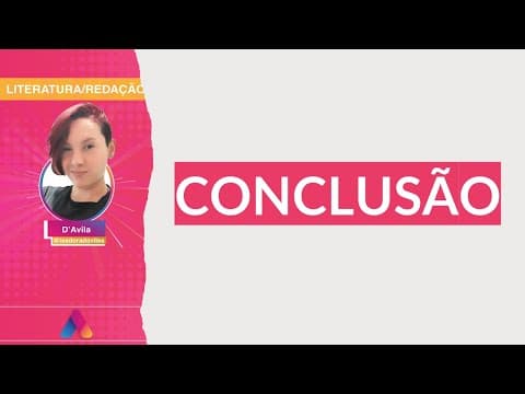 Thumbnail da aula: REVISÃO VESTIBULAR UFRGS | REDAÇÃO 06: CONCLUSÃO | Curso Alternativa A