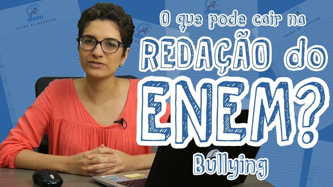 Thumbnail: Temas para redação do ENEM - Bullying na sociedade brasileira