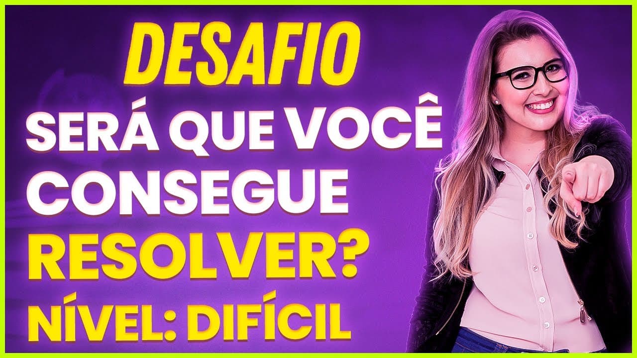 Thumbnail: 💣💣💣 DESAFIO: EXERCÍCIO DE CONCORDÂNCIA VERBAL - Profa. Pamba