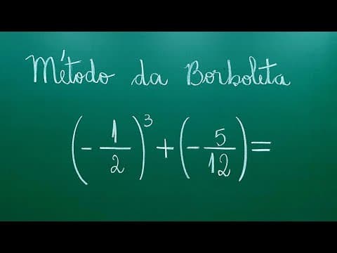 Thumbnail da aula: EXPRESSÃO COM NÚMEROS RACIONAIS - MÉTODO BORBOLETA  Professora Angela Matemática