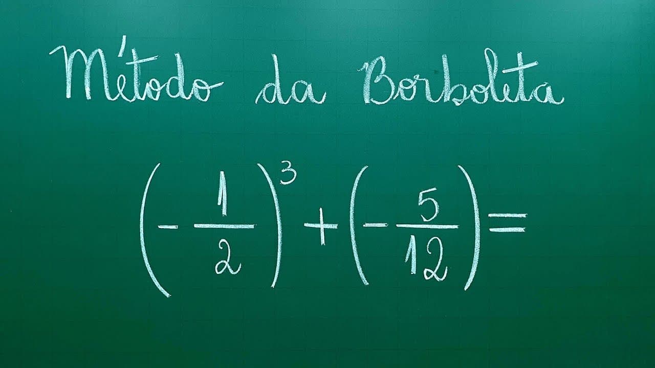 Thumbnail: EXPRESSÃO COM NÚMEROS RACIONAIS - MÉTODO BORBOLETA  Professora Angela Matemática