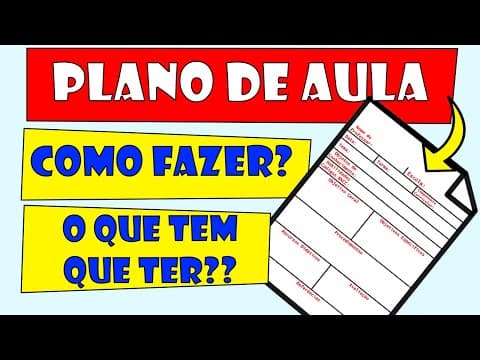 Thumbnail da aula: Aprenda como fazer um PLANO DE AULA de acordo com a BNCC (2026) - infantil, fundamental e médio