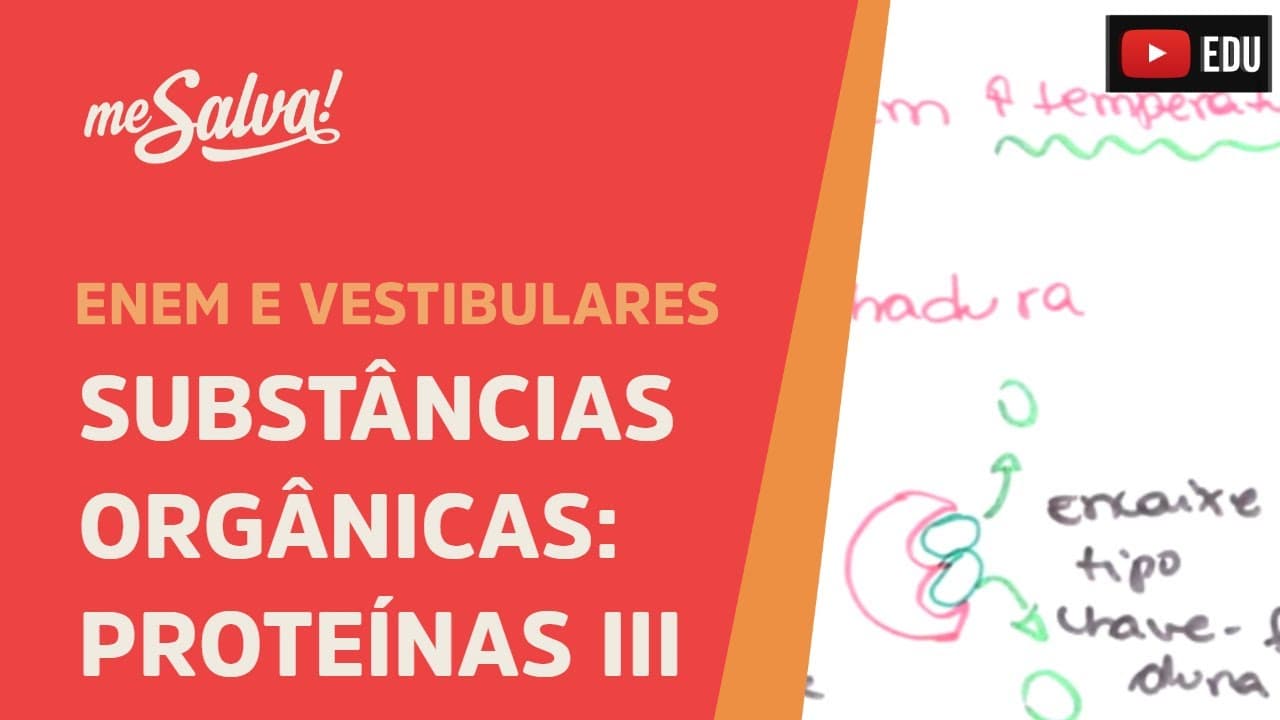 Thumbnail: Me Salva! CIT10 - Citologia - Substâncias orgânicas: Proteínas III
