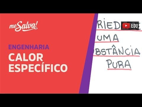 Thumbnail da aula: Me Salva! PSP02 - Calor Específico - Termodinâmica