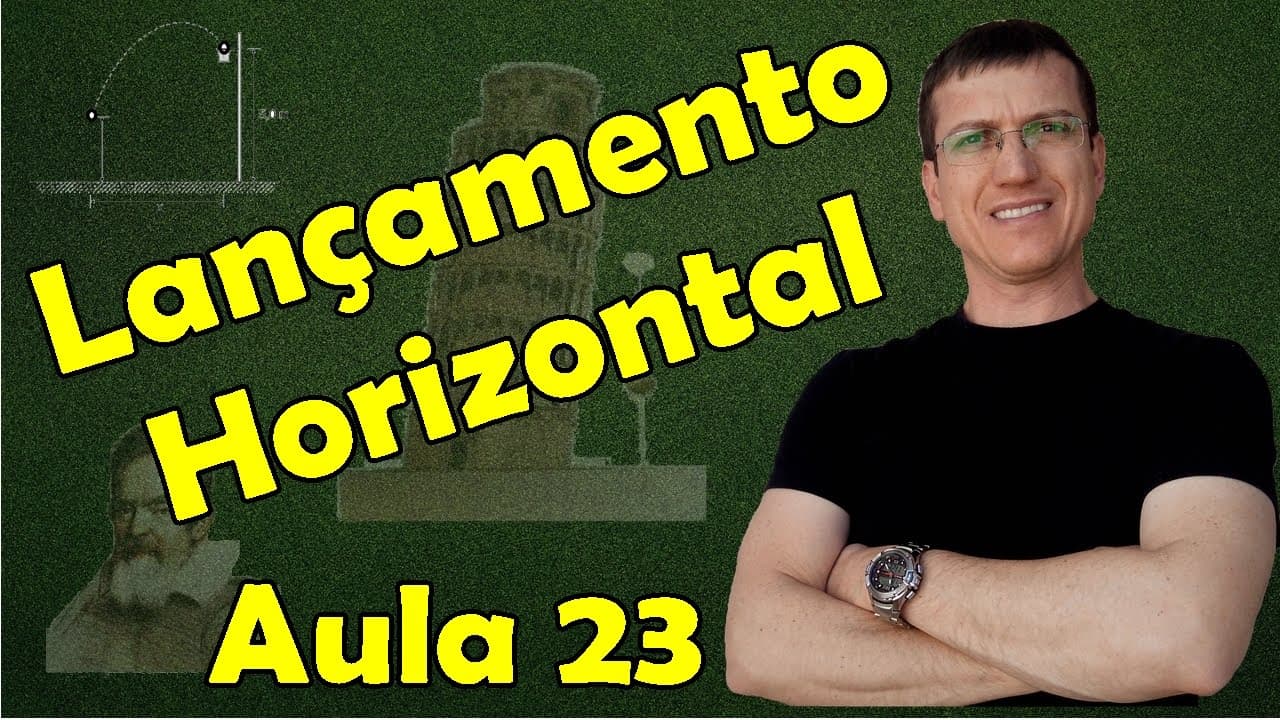 Thumbnail: LANÇAMENTO HORIZONTAL - CINEMÁTICA - Aula 23 - Prof. Marcelo Boaro
