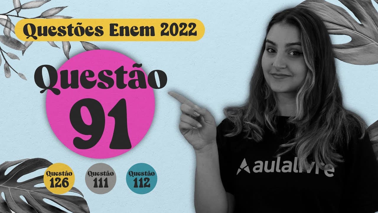 Thumbnail: ENEM 2022 I Força em trajetória curvilínea/Mecânica I Questão 91