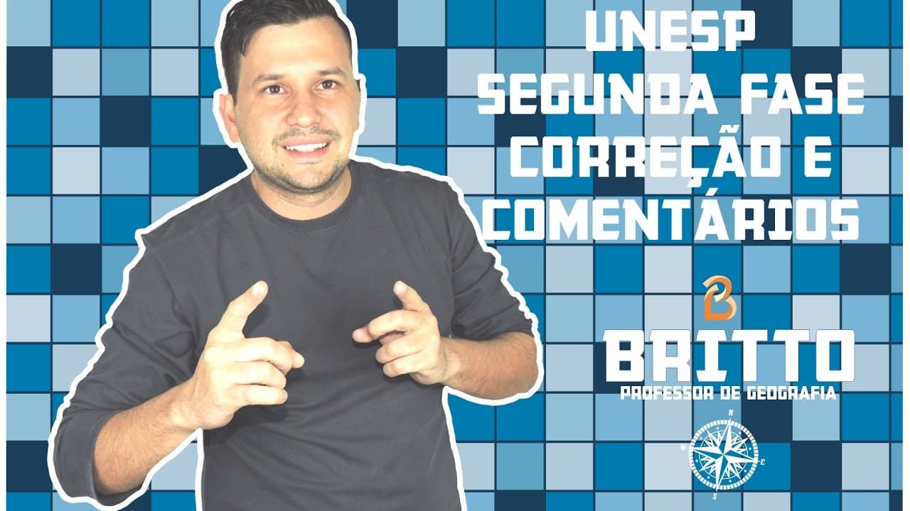 Thumbnail: VESTIBULAR UNESP - Segunda Fase: Correção e comentários da prova de Geografia