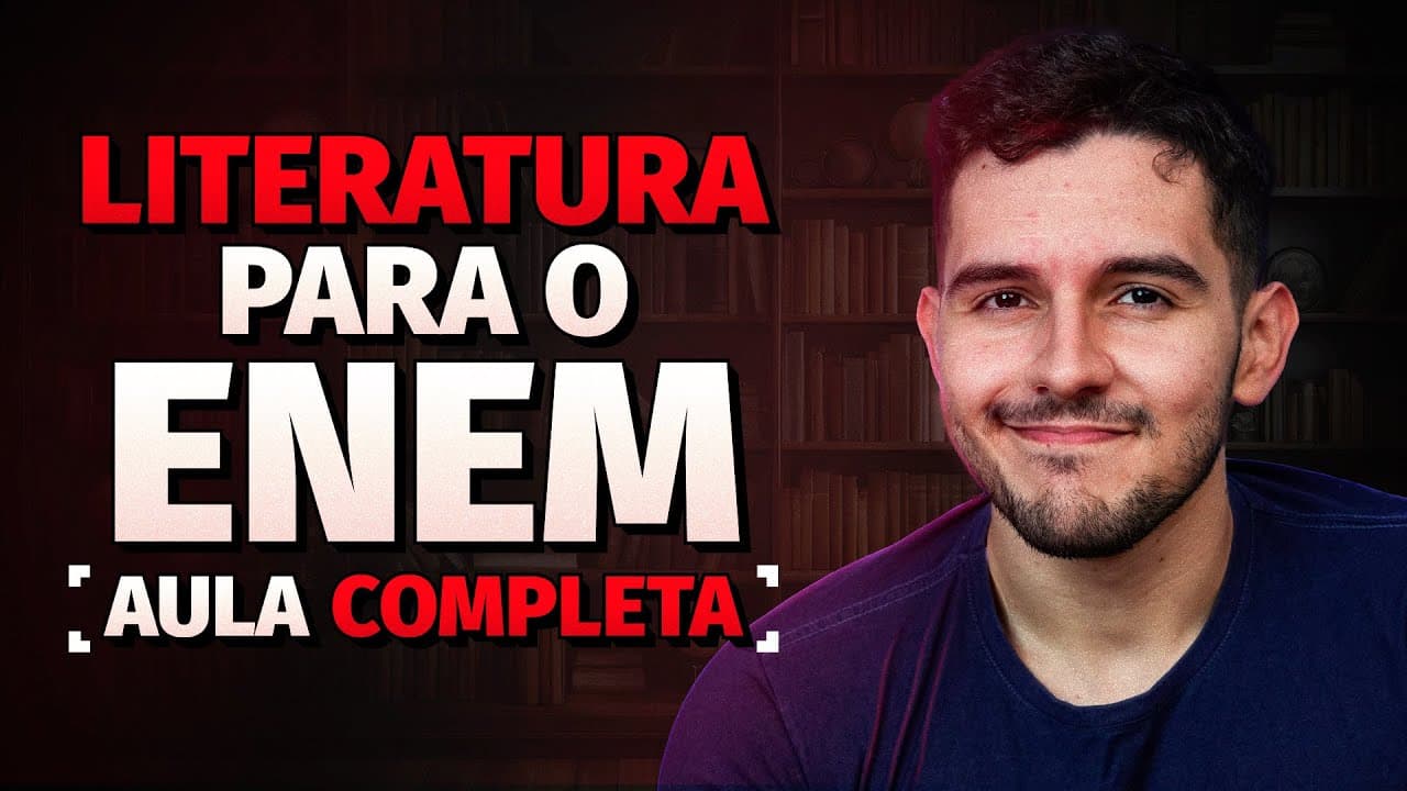 Thumbnail: TUDO sobre LITERATURA para o ENEM em 60 MINUTOS