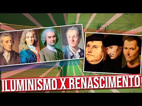 Thumbnail da aula: AS DIFEERENÇAS ENTRE O RENASCIMENTO E O ILUMINISMO
