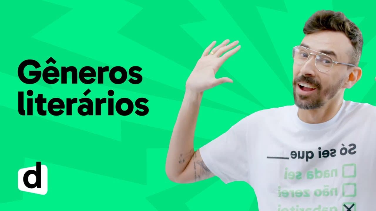 Thumbnail: REVISÃO ENEM | PORTUGUÊS: GÊNEROS LITERÁRIOS | ESQUENTA ENEM | DESCOMPLICA