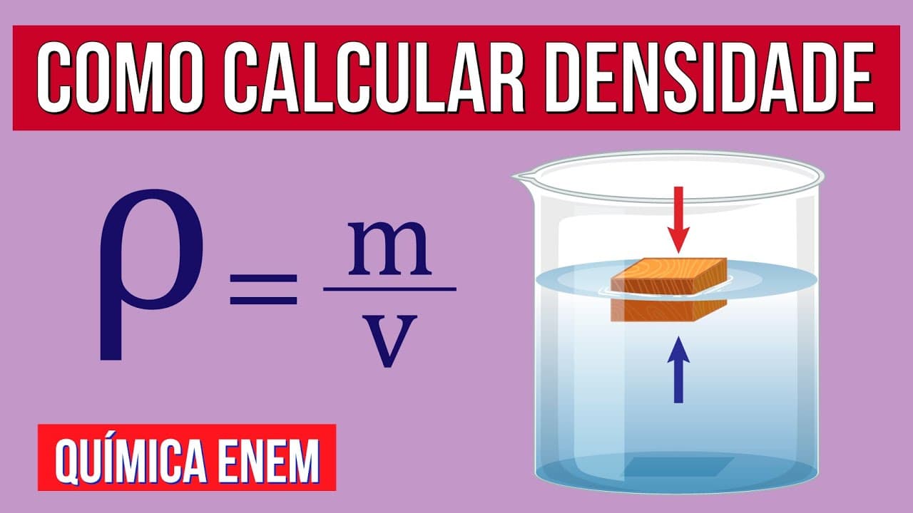 Thumbnail: COMO CALCULAR DENSIDADE | Aprenda a relação de massa sobre o volume. Professora Larissa Campos.