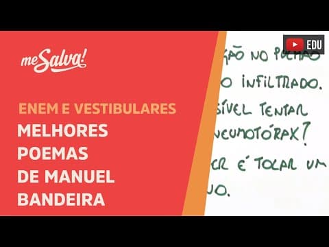 Thumbnail da aula: Melhores Poemas - Leituras Obrigatórias UFSC - Me Salva!