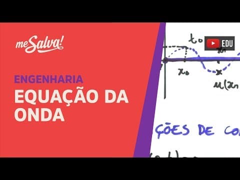 Thumbnail da aula: Me Salva! EDP0 - Equação da Onda: Introdução às EDPs - Equações Diferenciais