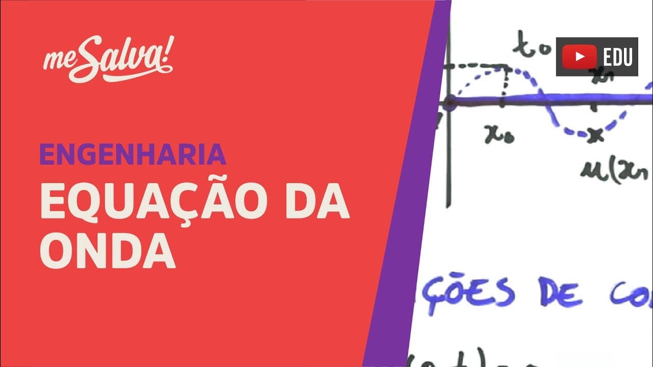 Thumbnail: Me Salva! EDP0 - Equação da Onda: Introdução às EDPs - Equações Diferenciais