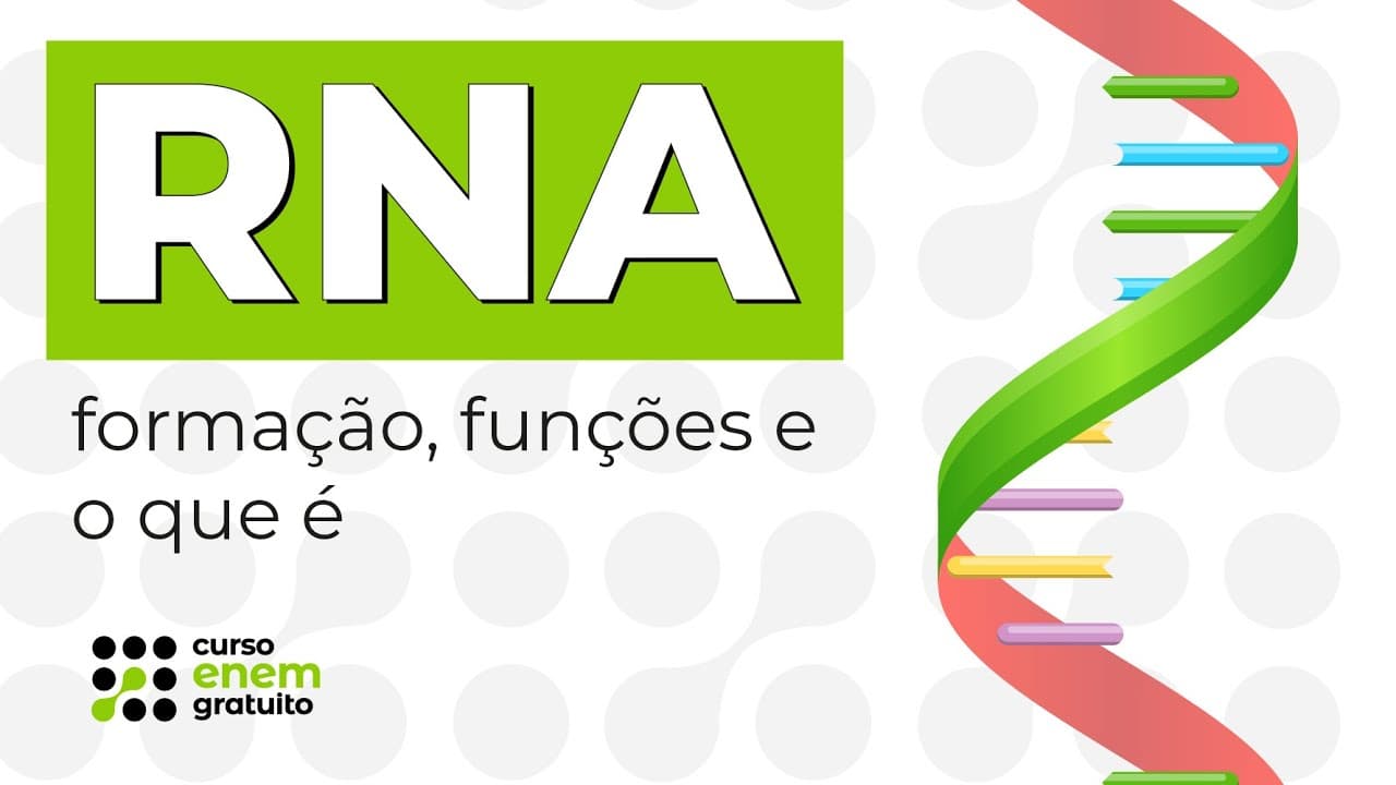 Thumbnail: RNA: formação, funções e o que é | Biologia | Cláudia Aguiar