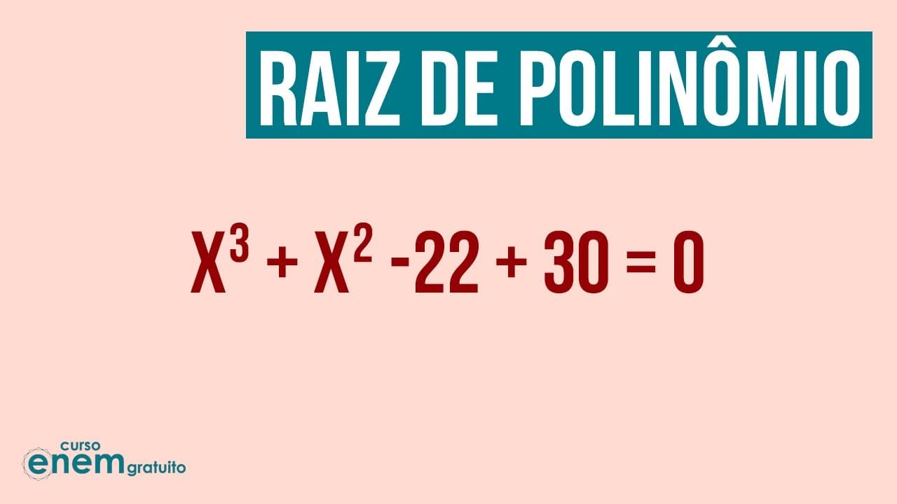 Thumbnail: RAIZ DE POLINÔMIOS | Resumo de Matemática para o Enem
