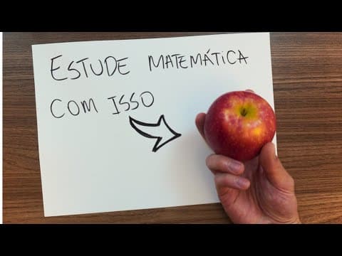 Thumbnail da aula: 📚💡Como uma simples fruta pode REVOLUCIONAR seu estudo de Matemática e Física.