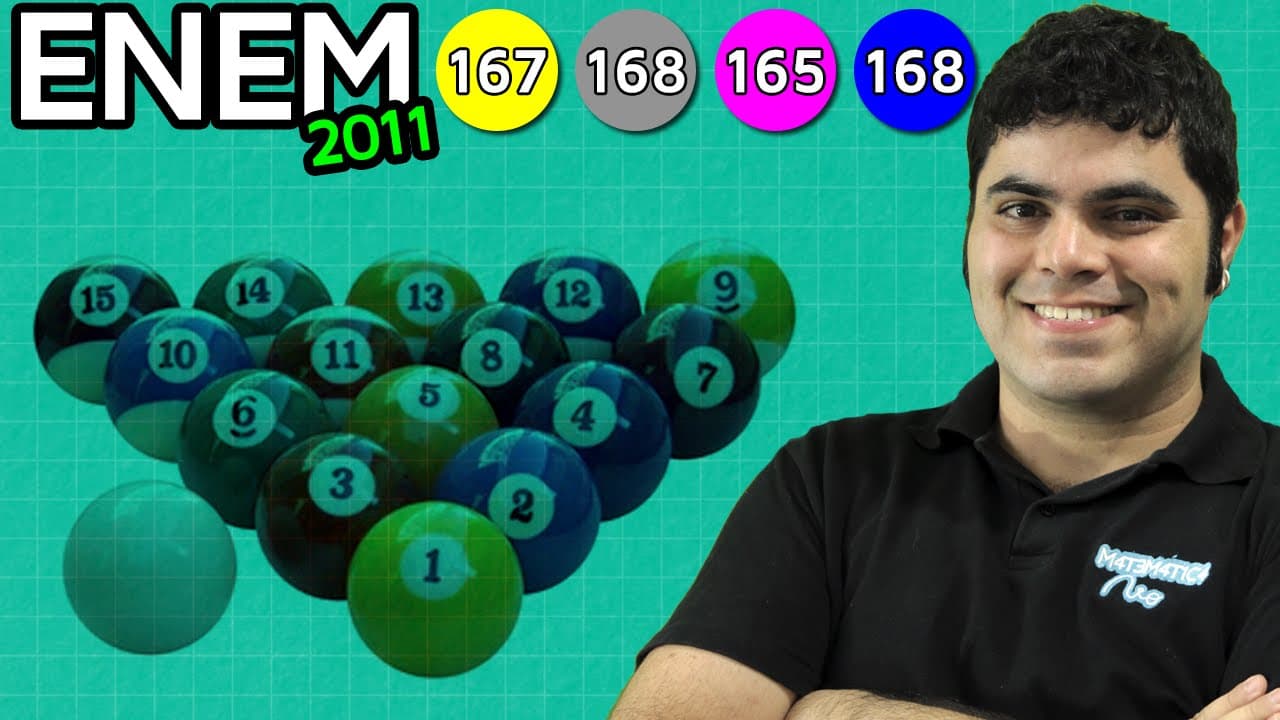 Thumbnail: ENEM 2011 Matemática #33 - Possibilidades para Somas num Jogo de Sinuca