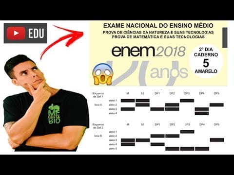 Thumbnail da aula: Resolução Questão Genética - ENEM 2018