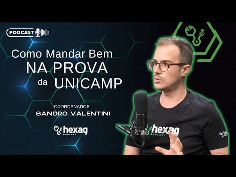 Thumbnail da aula: PODCAST - COMO MANDAR BEM NA PROVA DA UNICAMP