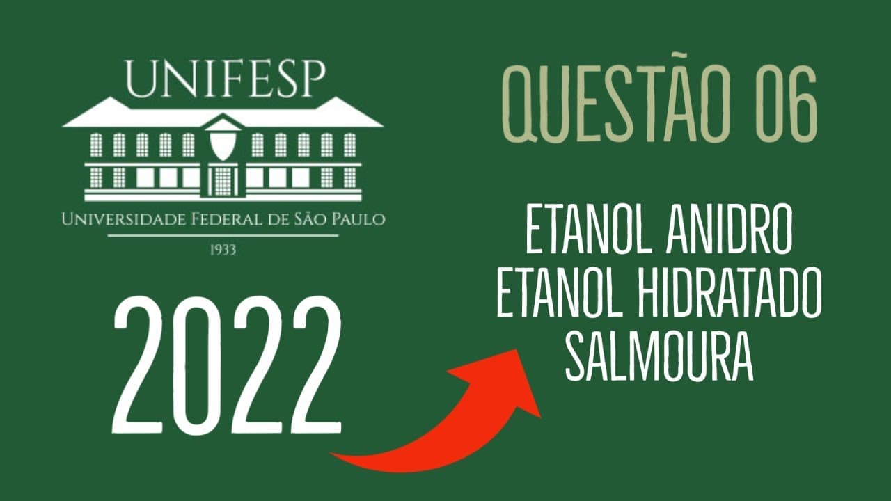 Thumbnail: UNIFESP 2022 | QUESTÃO 06
